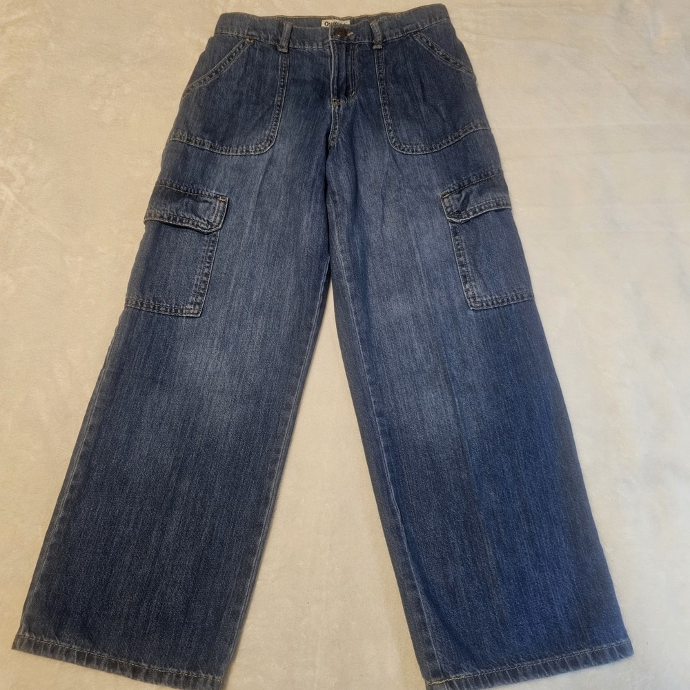 Oshkosh Bg'osh Wide Leg Girls Cargo Pants Size 8/8A